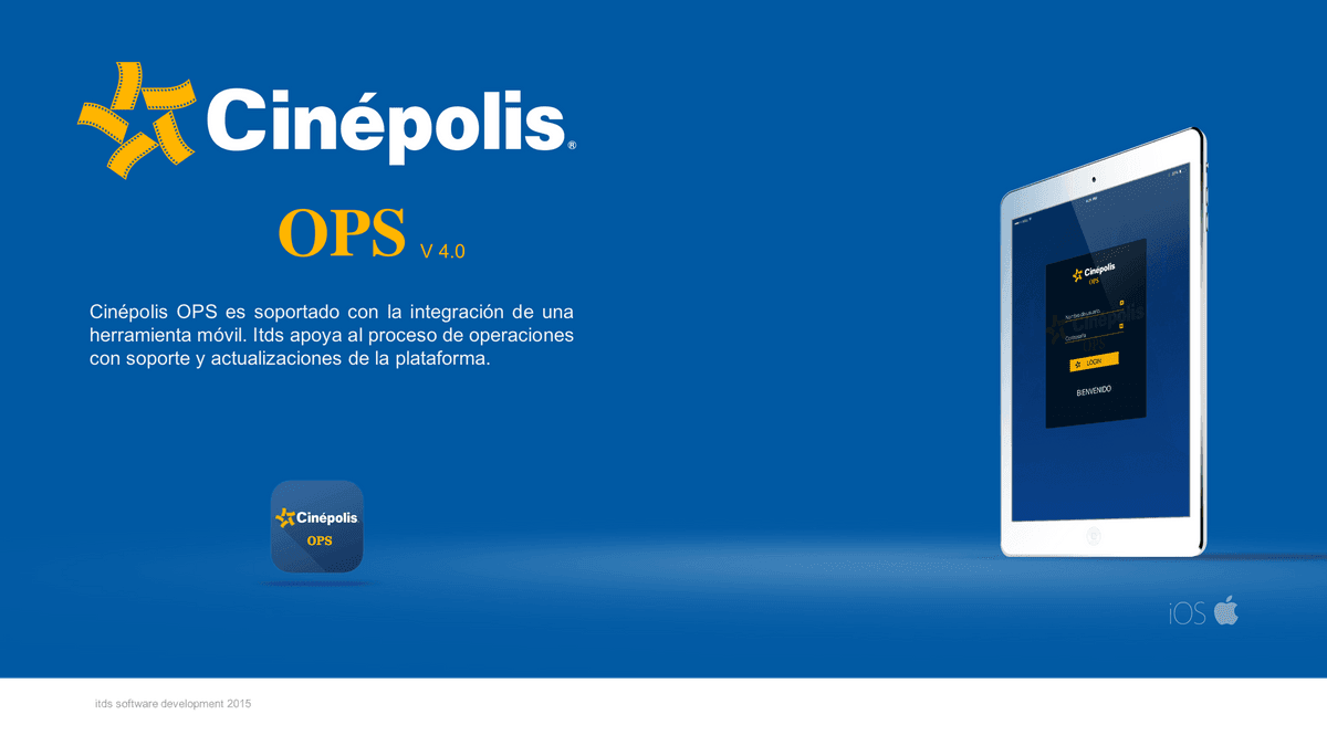 Cinépolis OPS project image from the original Strikingly portfolio
